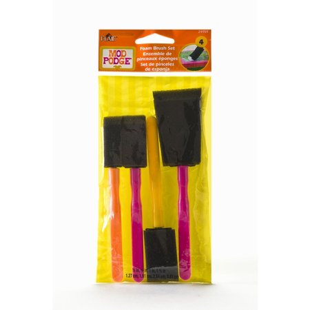 PLAID Mod Podge Assorted Decoupage Brush Set 24959